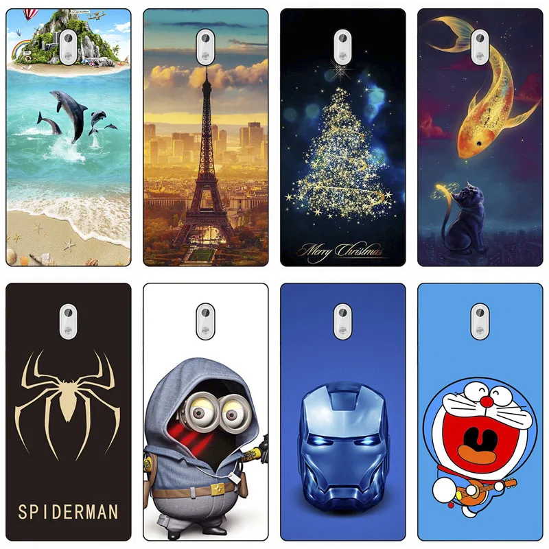 Чехол для Nokia 3 мягкий Силиконовый ТПУ чехол с цветным рисунком TA1020 TA1028 TA1032 TA1038 |