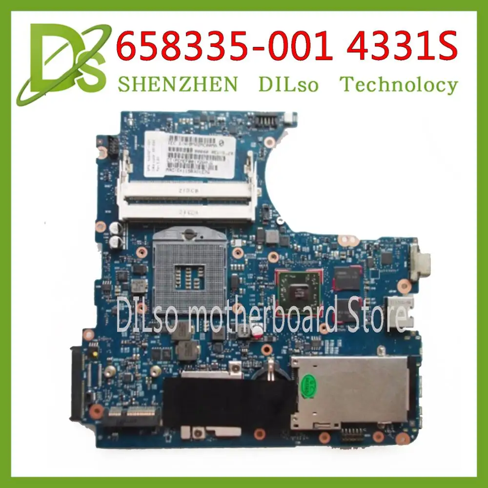 

KEFU 646327-001 658334-001 658335-001 For hp probook 4331S 4431S Laptop Motherboard HM65 original HM65 HD6490M 512M DDR3
