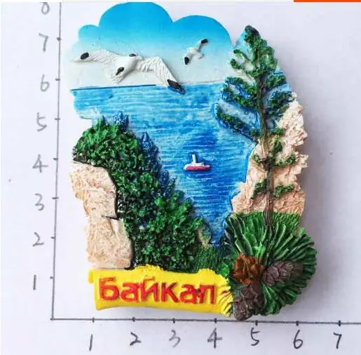 Озеро Байкал Россия магнит на холодильник Мультяшные магнитные наклейки