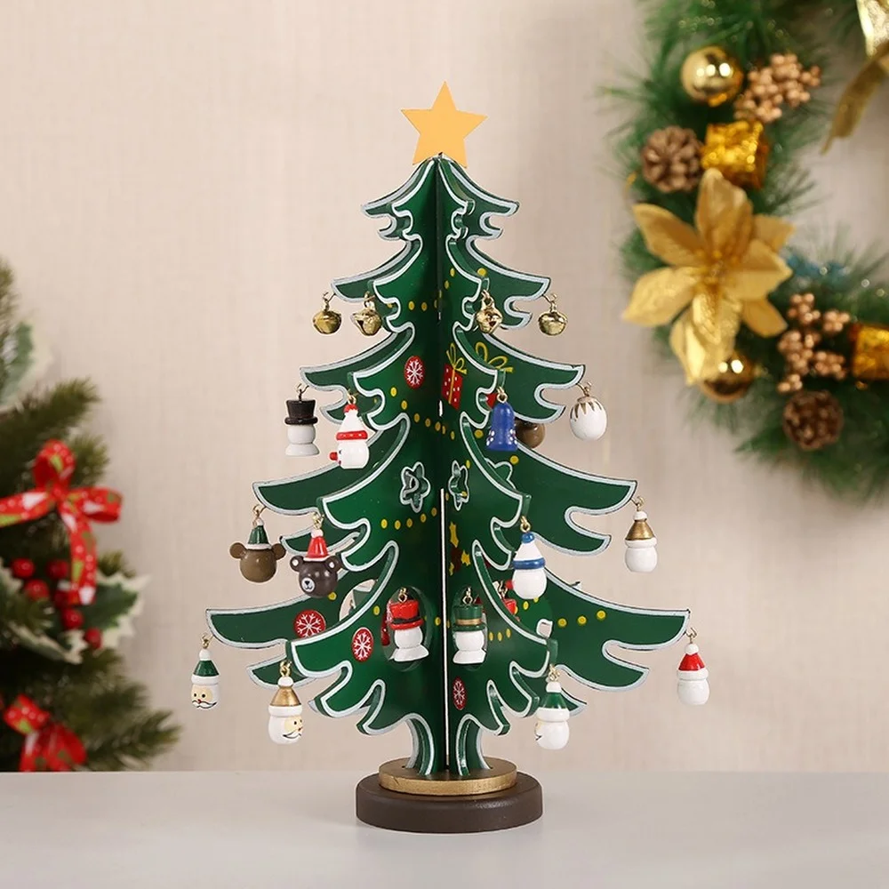 Деревянная рождественская елка