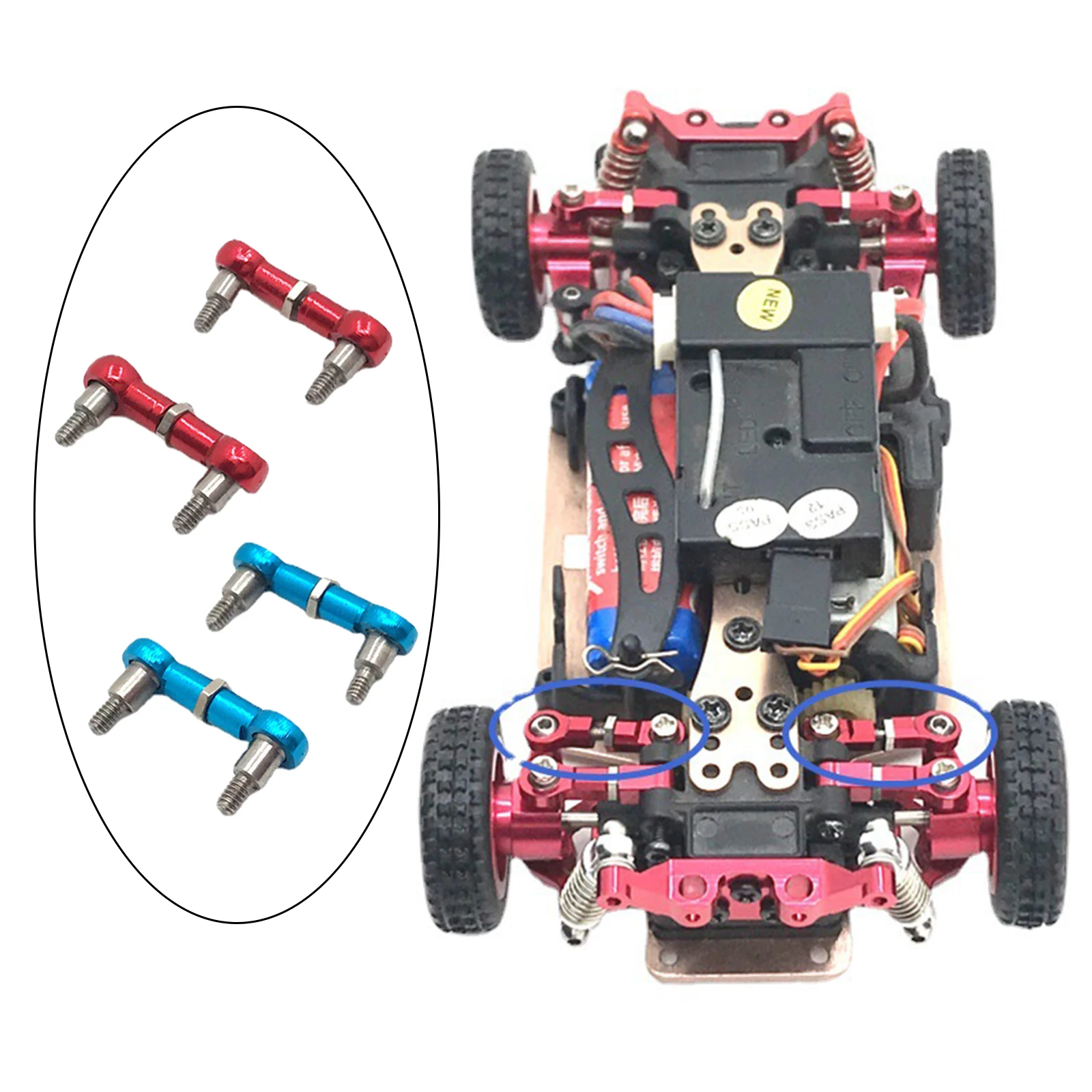 Регулируемый стержень рулевого управления обновленные детали для Wltoys K969 K979 K989 P929