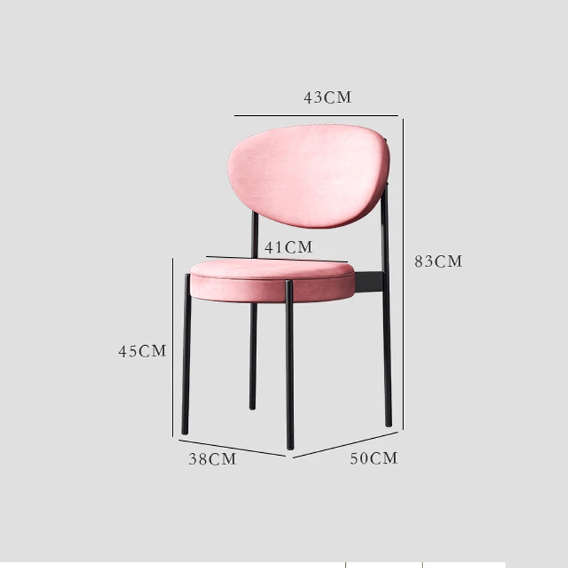 Скандинавский Железный обеденный стул простые современные стулья для кафе