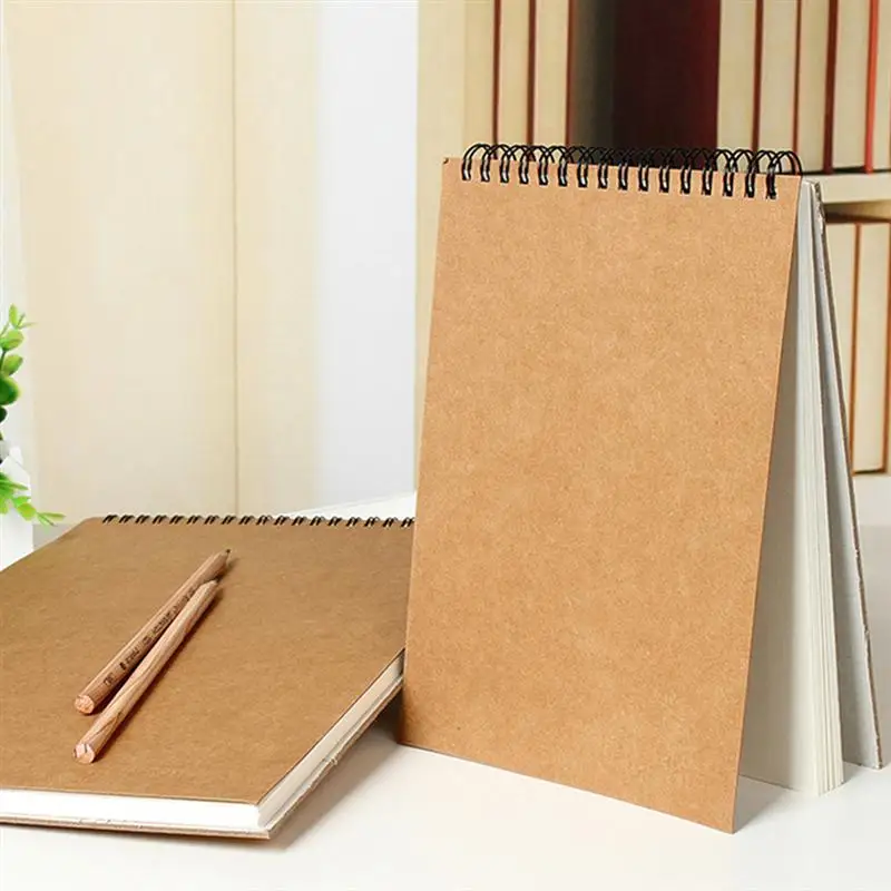 A3 Sketch Book DIY Painting Hand Drawing Notebook Spiral Graffiti for Home School Class Office Writing Pads  Канцтовары для