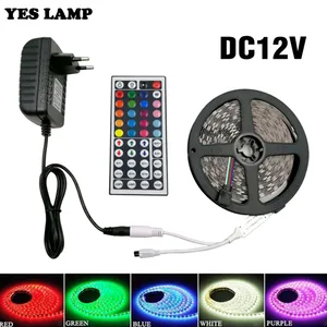 Светодиодный водонепроницаемый ленточный светильник, 5 м, 10 м, 15 м, IP65, 12 В, 2 А, SMD5050