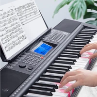 adult electronic keyboard 61 key black synthesizer electronic keyboard stand basis tastiera musicale musical instruments ei50ek