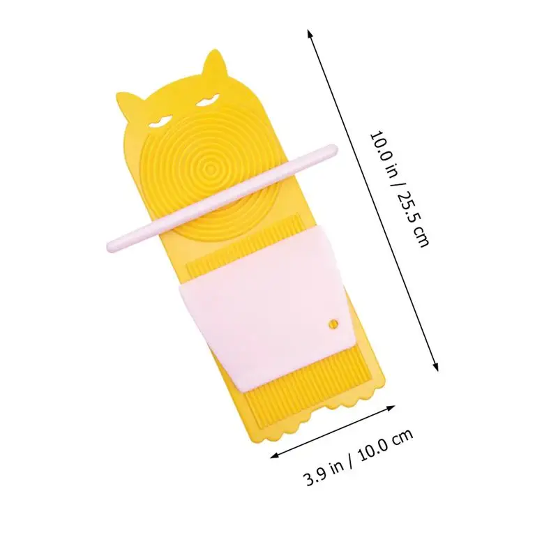 

3Pcs Spaghetti Macaroni Pasta Board Set Rolling Pin Scraper (Assorted Color)