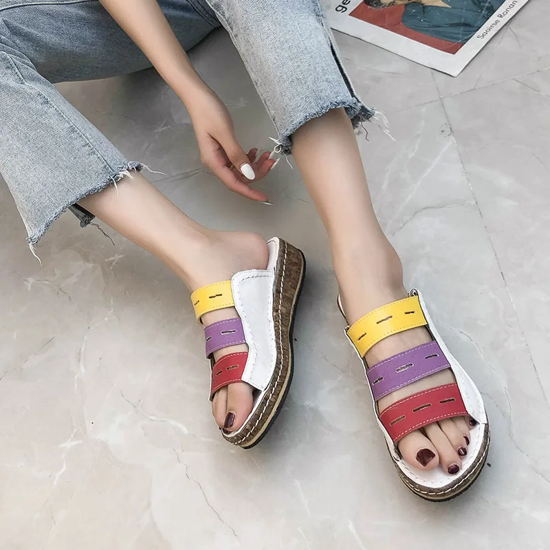 

Rome Women Sandals Comfort Women Shoes Platform Sandals Women Sandalias Summer Women Slippers Lady Shoes Mocassins Plus Size 43