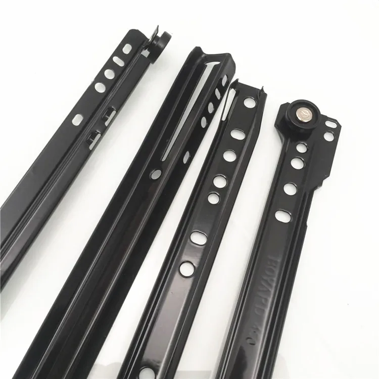 1 комплект мебели черный цвет ящика шкафа металлические роликовые направляющие