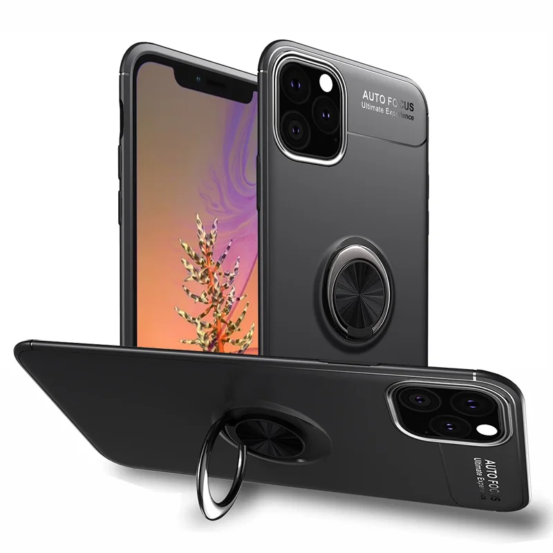 Чехол для iPhone X, роскошная Прозрачная мягкая силиконовая защита из ТПУ, кольцо для iPhone 11 Pro Max, чехол XR XS 6 6S 7 8 Plus, чехол