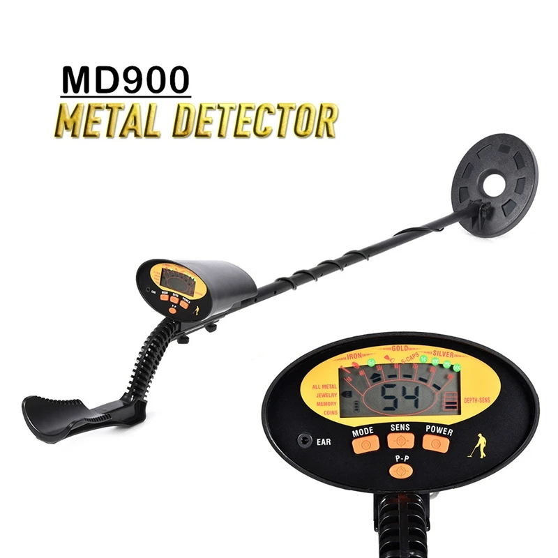 MD900 LCD подземный металлоискатель Pinpointer портативный сканер сокровищ Finder