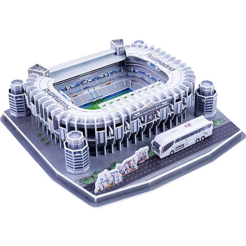 

3D Three-Dimensional Jigsaw Puzzle Children'S Educational Toys Football Building Stadium Children DIY Assembling Toys