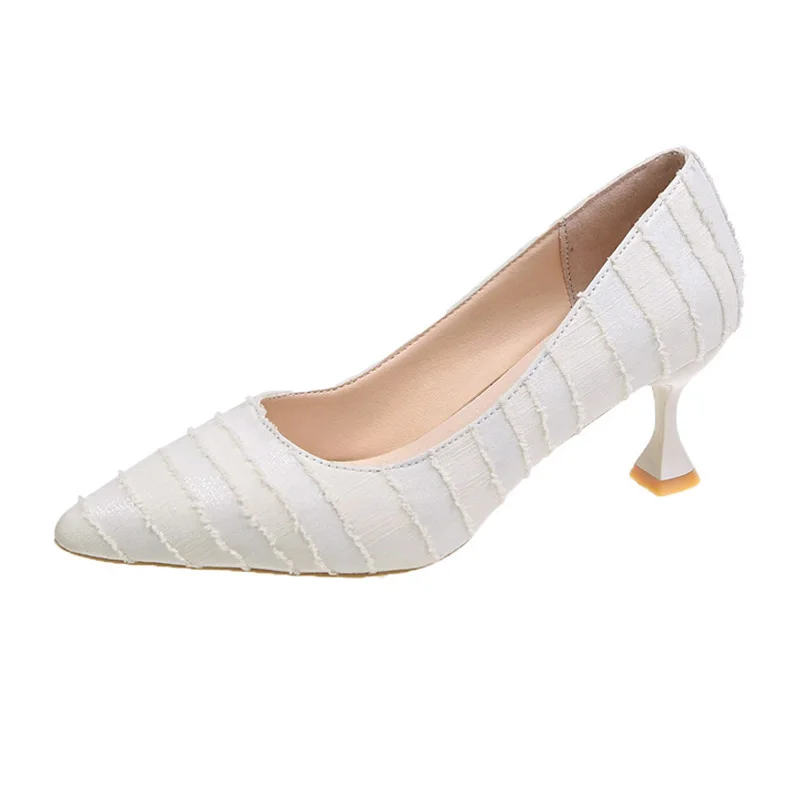 

2020 Spring Summer Shoes Fashion High Heels Women Pumps Elegant Office Ladies Shoes Women Pumps Thin Heel 6cm A2178