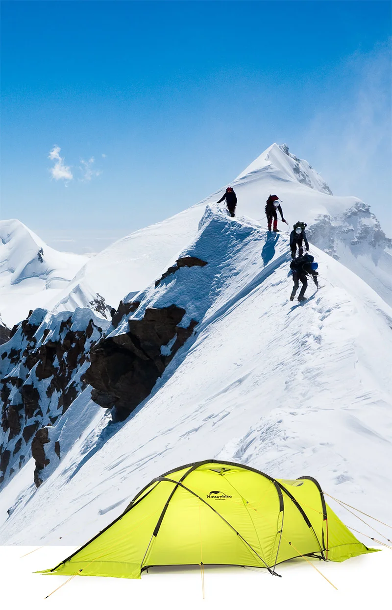 Naturehike Lgloo 2 тент двойной местный альпийский тент Сверхлегкий низкотемпературный тканевый тент Кемпинг альпинистский тент