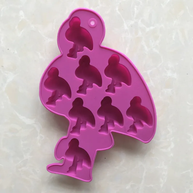 Силиконовая форма для выпечки Фламинго устойчивая к высоким температурам легко