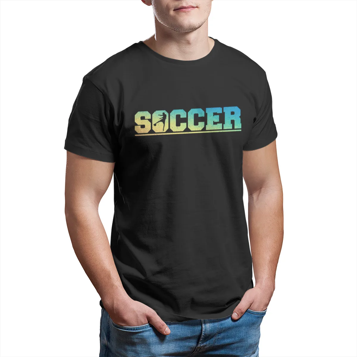 Футбол плеер мяч с надписью I love Fussball Футболка мужская футболка из хлопка летние