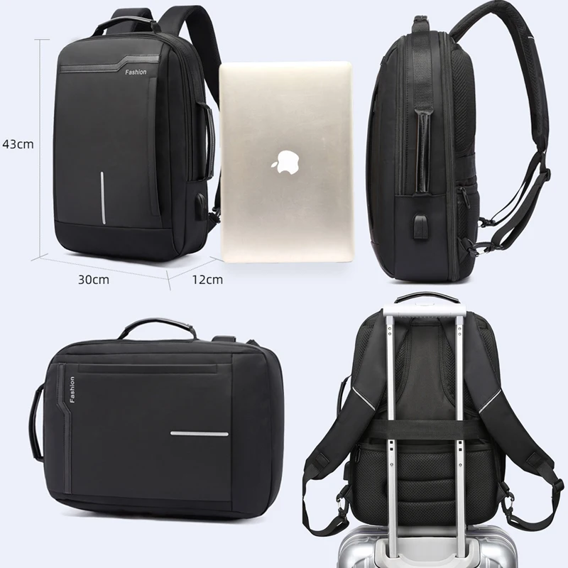 Рюкзак мужской для ноутбука 15 6 дюйма с защитой от кражи|Мужские рюкзаки| |