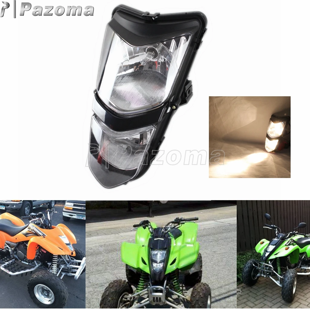 

ATV Quad мотоциклетная фара двойная фара для Suzuki ATV Quadsport LT-Z400 Kawasaki KFX400 KSF400 двойной ходовой свет