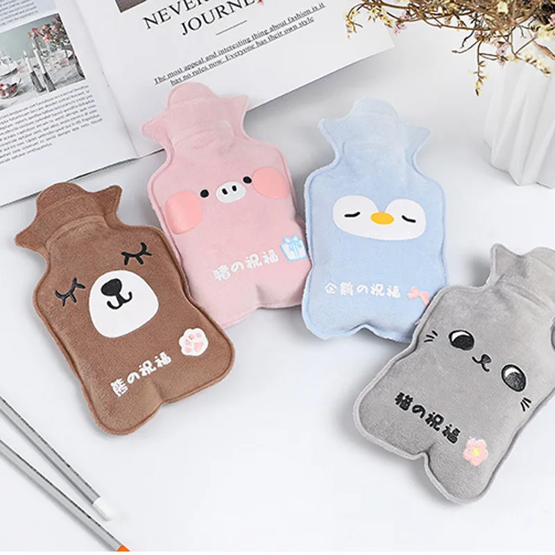 Сумка для горячей воды мультяшная бутылка сохраняющая тепло сумка быстрое