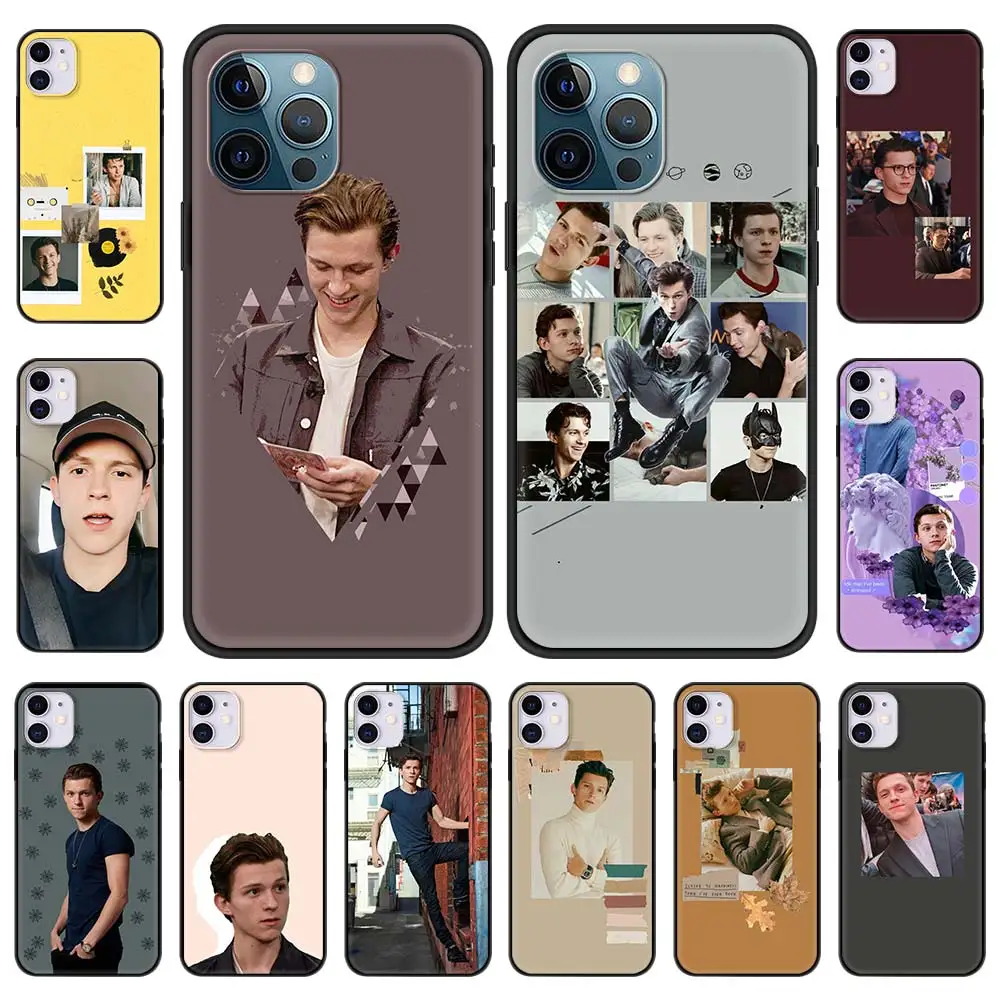 

T-Tom H-Holland Case for iPhone 11 12 Pro Max 7 8 Plus SE2020 X XR XS Max Luxury Silicone Back Cover Phone Cases
