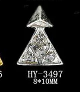 HY-3497 10pcs 10 шт./лот, сплав дизайн ногтей 3d с плоской задней стороны бриллианты жемчужные ювелирные изделия Стразы украшения для ногтей - Цвет: HY-3497 10pcs