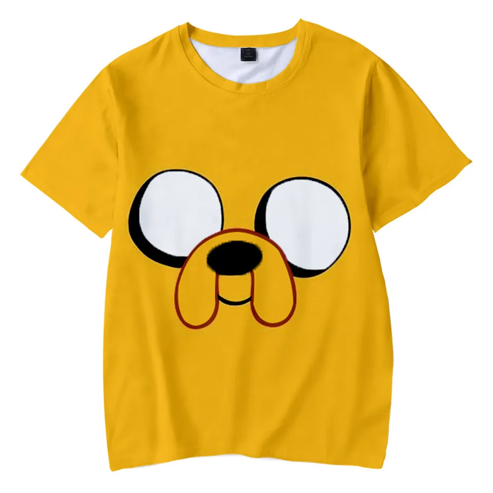 

Футболка с объемным лицом времени, Финна и Джейка, Лидер продаж 2022, футболка для мальчиков, Повседневная футболка, топ, футболка, новинка, рос...