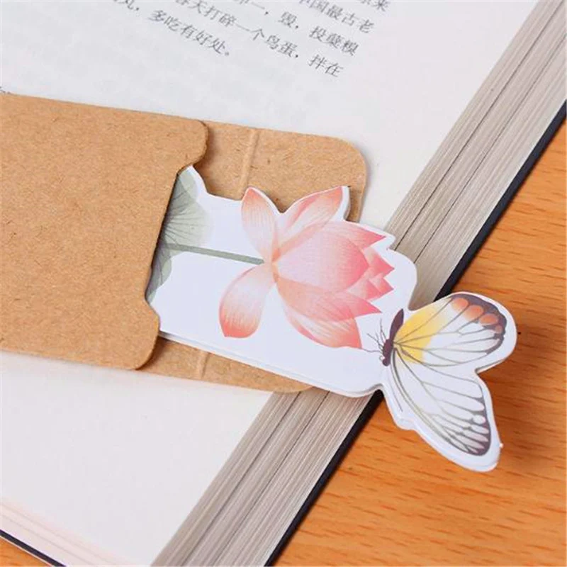 10 шт. с изображением милой бабочки закладки изысканный Бумага подарок мультфильм