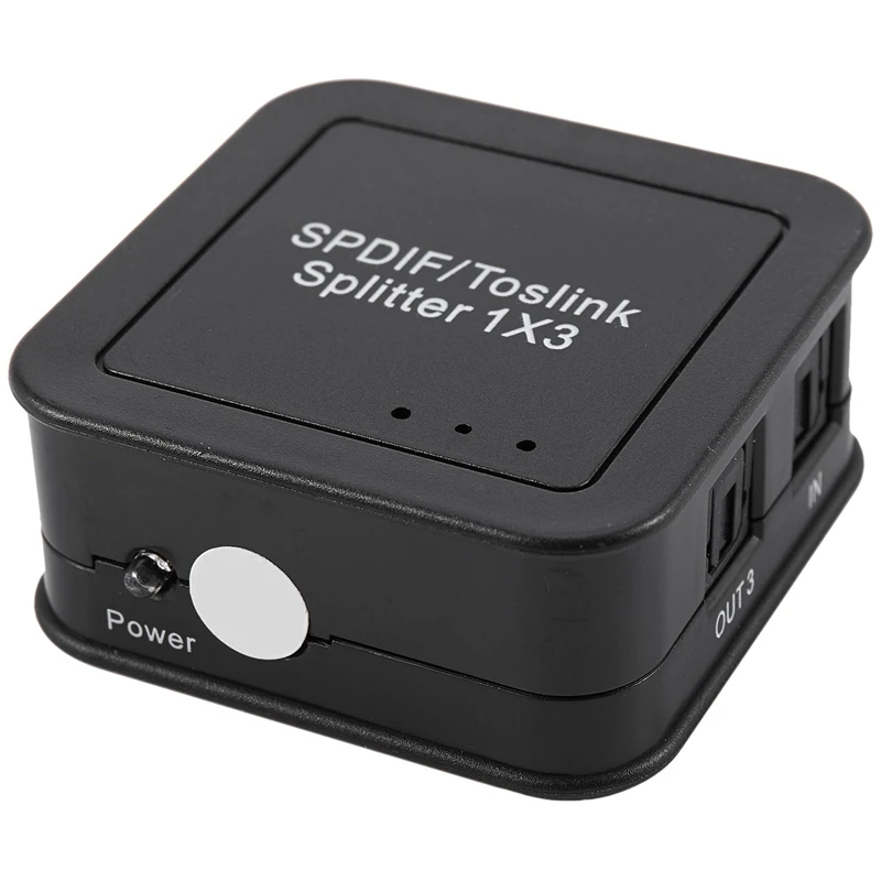 1x3 Цифровой оптический распределитель Spdif Toslink o переключатель с дистанционным