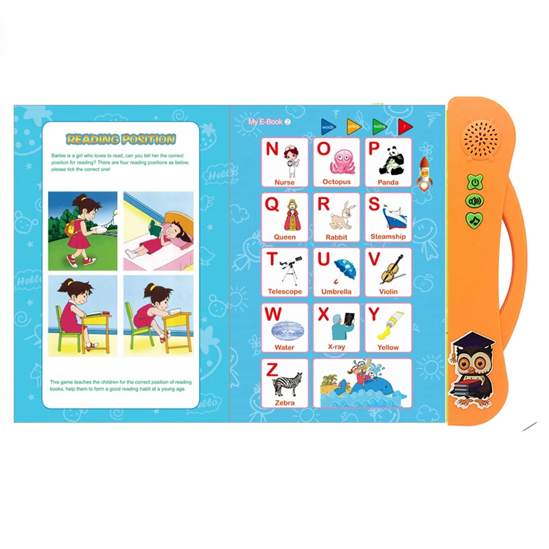 Язык монтессори английский алфавит буквы ABC Обучающие игрушки Фрукты животные