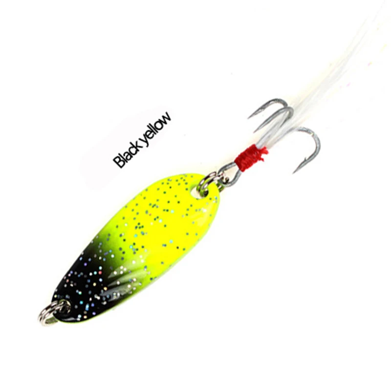 Thekuai 1pcs Fishing Lure Spinnerbait Bass Trout Salmon Hard Metal Spinner Baits | Спорт и развлечения