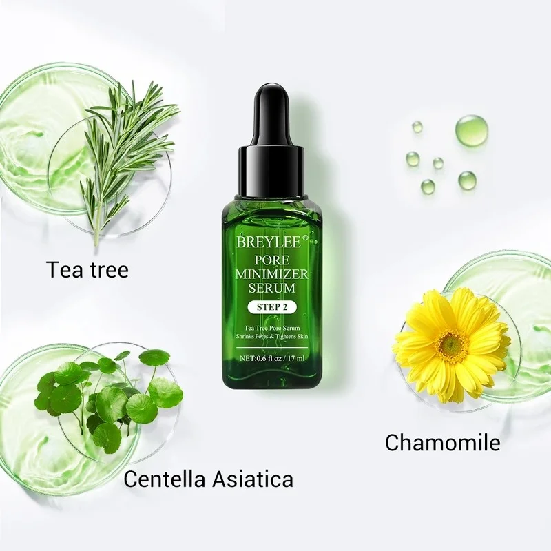 

BREYLEE Shrink Pores Serum Pore Tightens Refining Moisturizing Essence Whitening Anti-aging Oil Control Facial Essence Skin Care