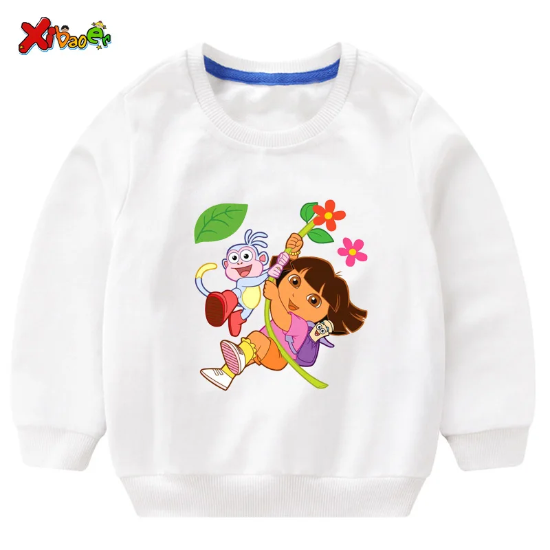 Толстовки для девочек 2020 Детская толстовка зимняя хлопковая одежда наряд