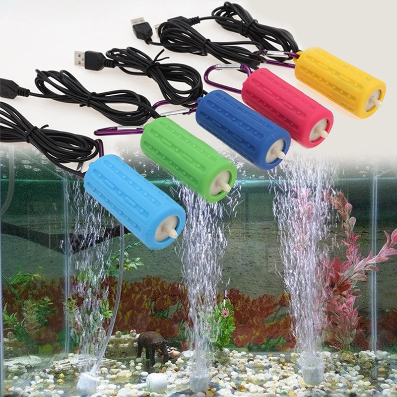 

Мини USB кислородный воздушный насос для аквариума, Портативный тихий аквариум для рыб, бесшумные энергосберегающие принадлежности, аквариу...