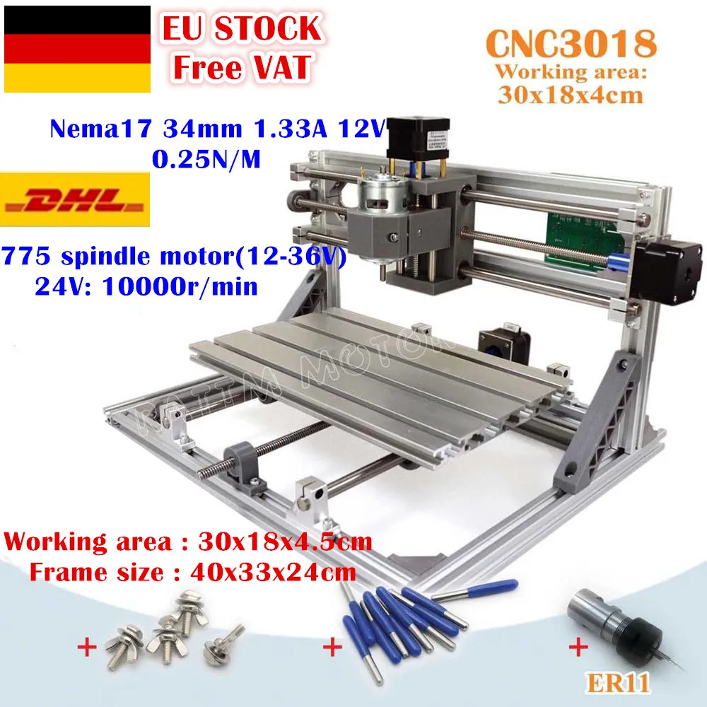 

[EU Free НДС] USB 3018 GRBL управление 3 оси Сделай Сам станок с ЧПУ 30x18x4,5 см Pcb ПВХ лазерная гравировка деревообрабатывающий фрезерный станок