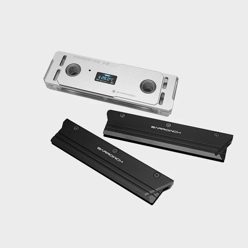 BARROWCH Оперативная память воды блок с Thermomter Экран памяти кулер Броня Поддержка 2