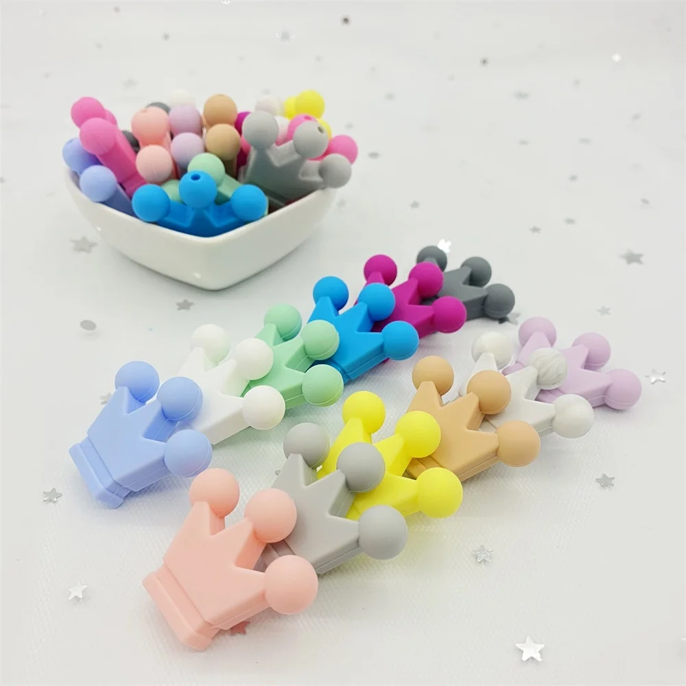 10 шт. силиконовые игрушки в виде короны | Мать и ребенок