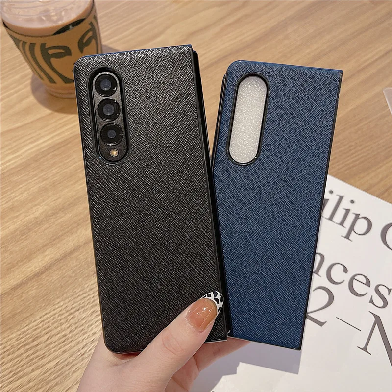 

Cross Pattern For SAM Galaxy Z Fold 3 Case Z Fold3 5G Case F9260 Case