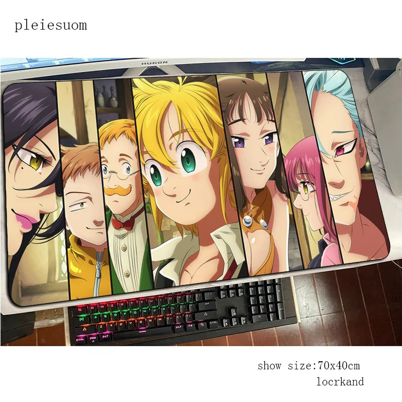 

nanatsu no taizai mouse pad Aestheticism mousepads best gaming mousepad gamer large personalized Cartoon mouse pads keyboard pad