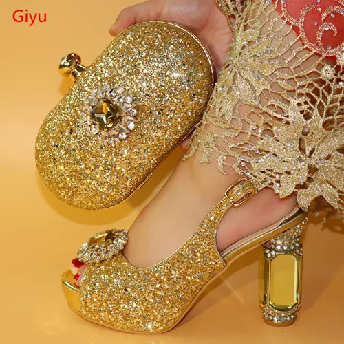 Doershow/красивые фиолетовые итальянские туфли с сумочкой в комплекте комплект из