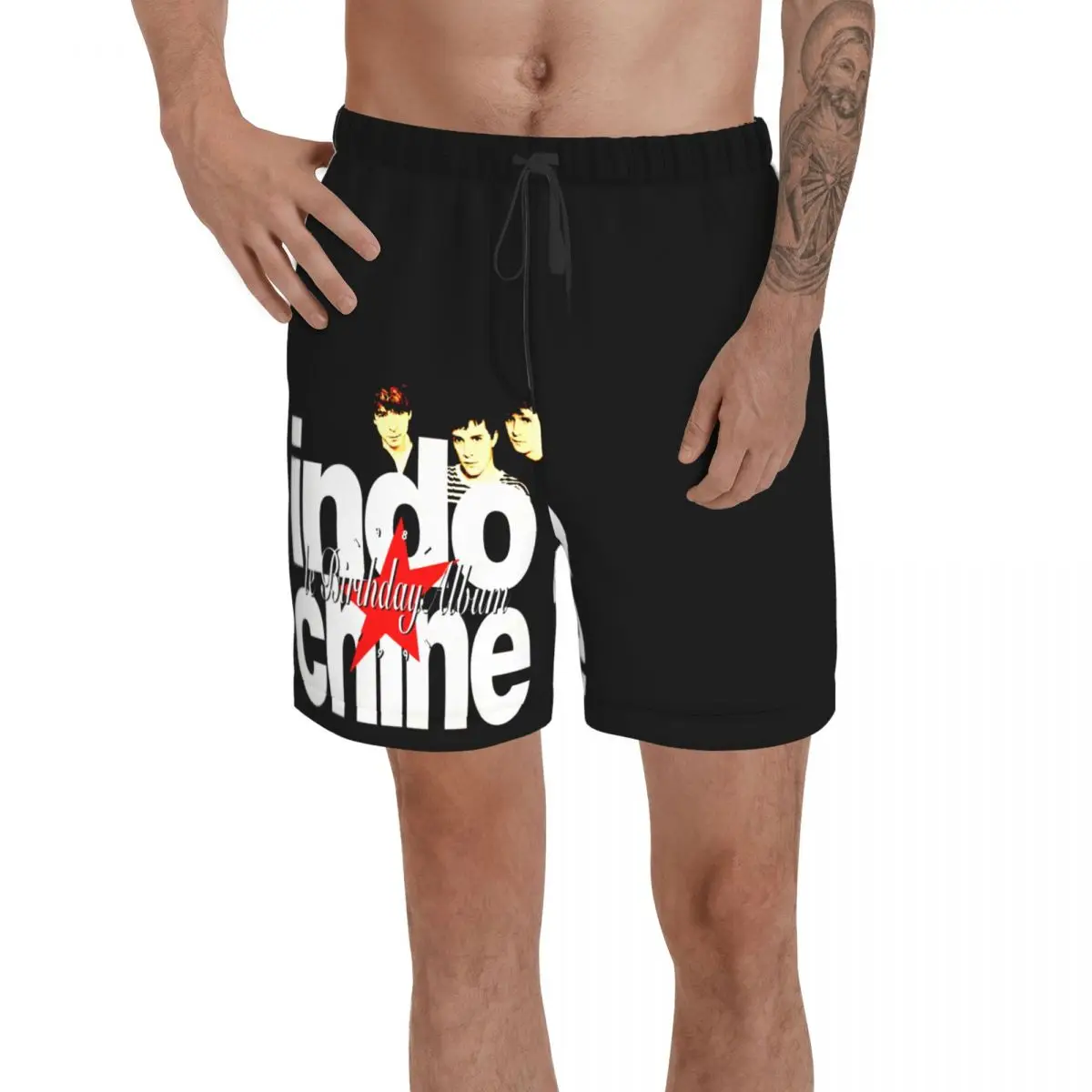 

Promo Indochine New Wave Anime Causal Breathable Quick Dry Creative print R145 Sports Male Shorts