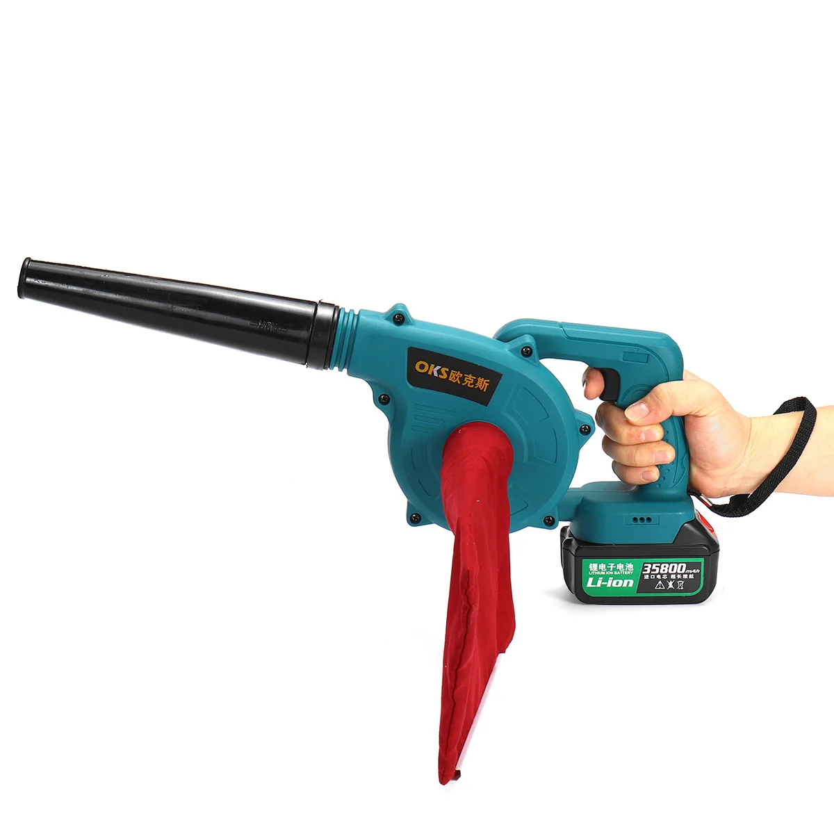 

2000W Cordless Electric Air Blower & Suction Handheld Leaf Computer Dust Collector Cleaner 35800mAh for Makita 18V Battery