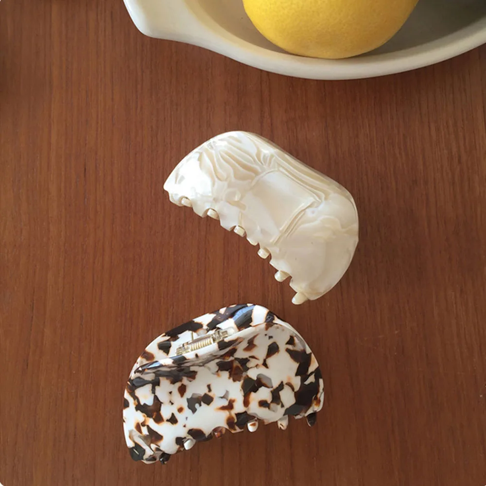 

Large Accetate Leopard Print Acrylic Hairpins Hair Clip Crab Hair Claws For Women Girl Hair Accessories Headdress Party Gifts