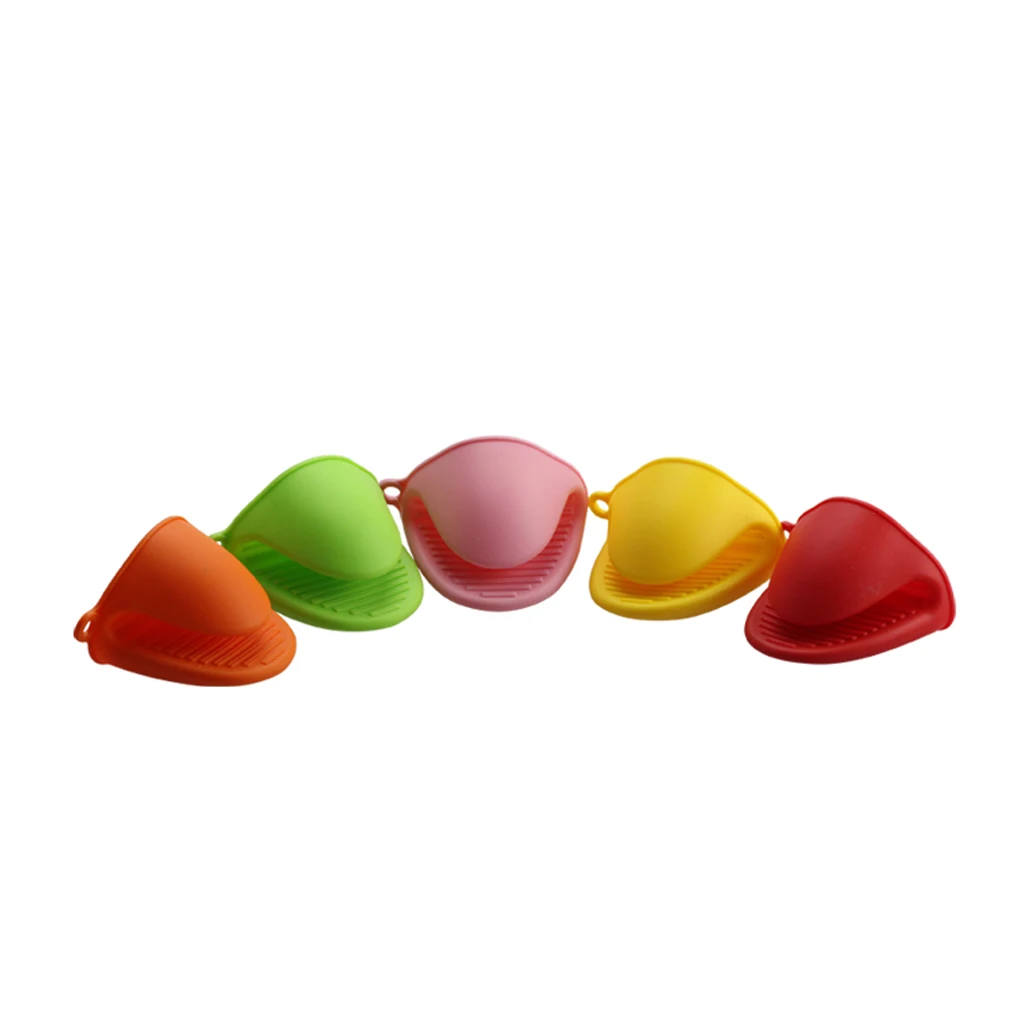

1pc Silicone Baking Tools Take Heat Clamp Kitchen Microwave Oven Gloves Insulated Heat Pot Clips