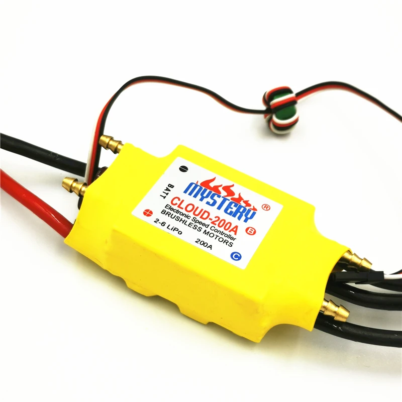 Бесплатная доставка Φ 200A ESC с 5A UBEC Бесщеточный Регулятор скорости для