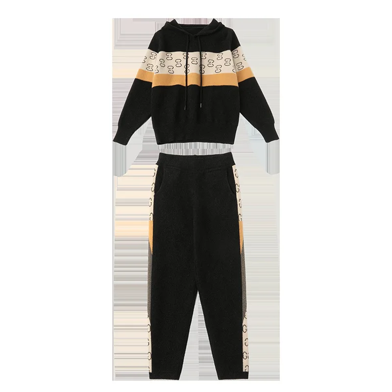 

Two piece mink like sweater for women's autumn and winter