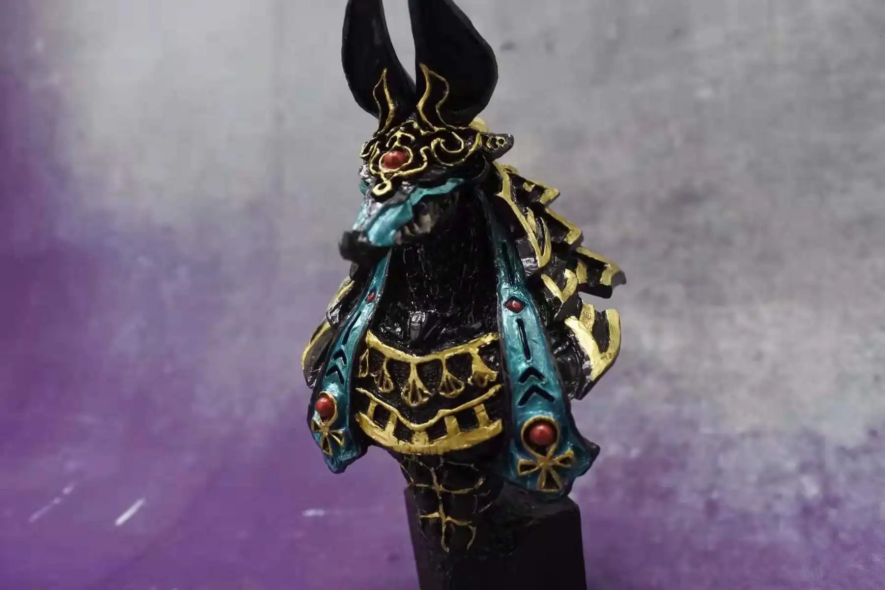Каучуковая фигурка комплект Anubis бюст Неокрашенный гараж Смола модель комплект