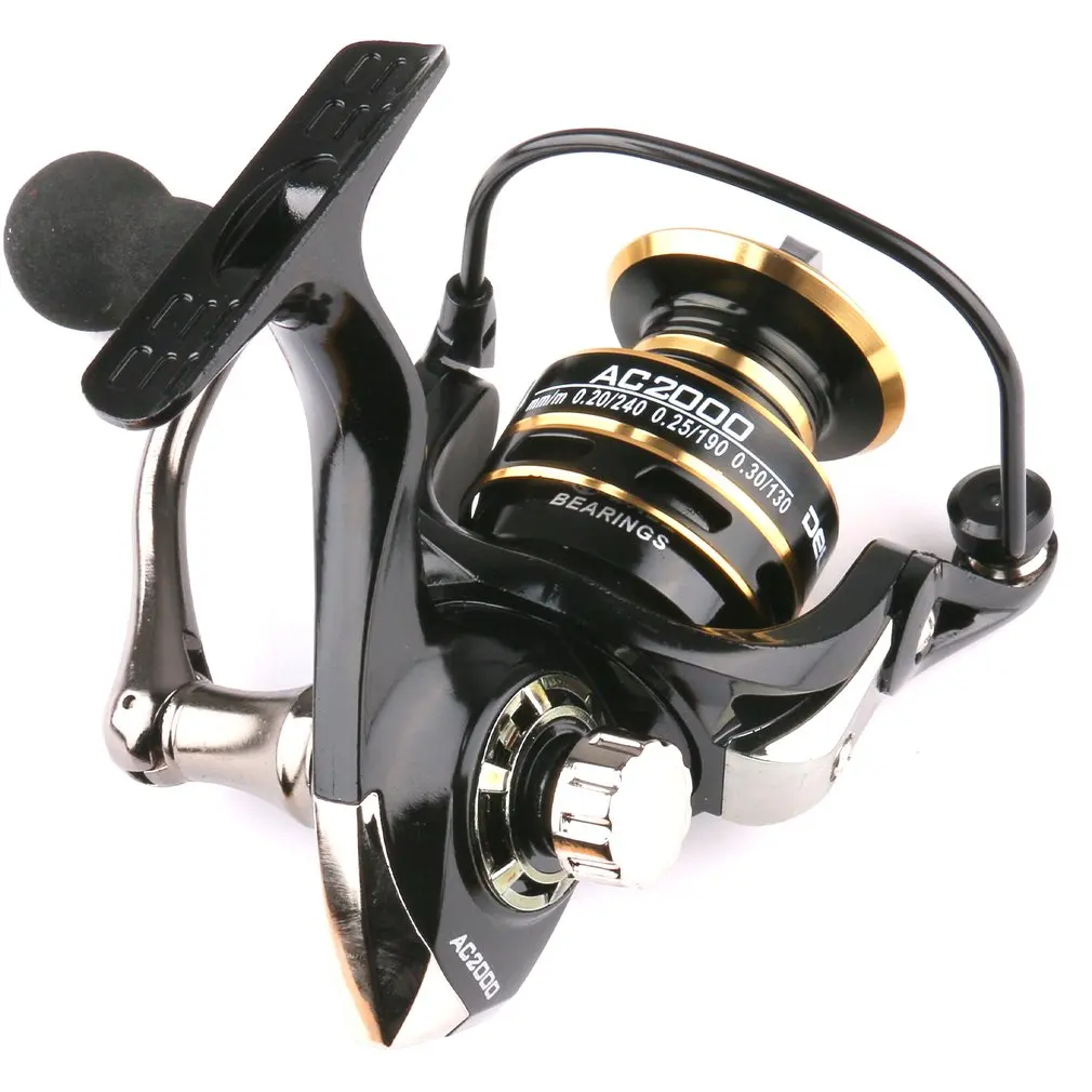 

AC2000-7000 Spinning Reel 8KG Max Drag Fishing Reel 5.2:1 High Speed Metal Spool Freshwater Saltwater Carp Spinningwheel