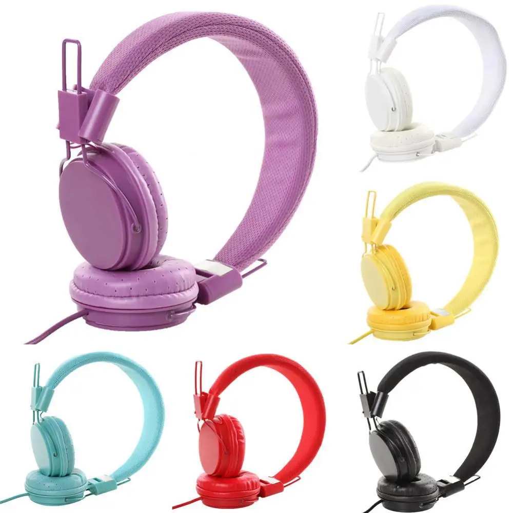 

3.5mm Wired Universal Stretchable Folding Over-Ear Headphone Stereo Headset