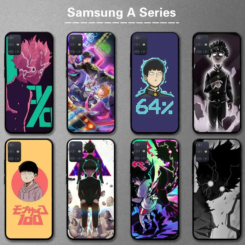 

Mob Psycho 100 Phone Case For Samsung A6 A7 A8 A10 A11 A20 A21 A30 A31 A40 A50 A70 A80 A91 Plus S E Cover