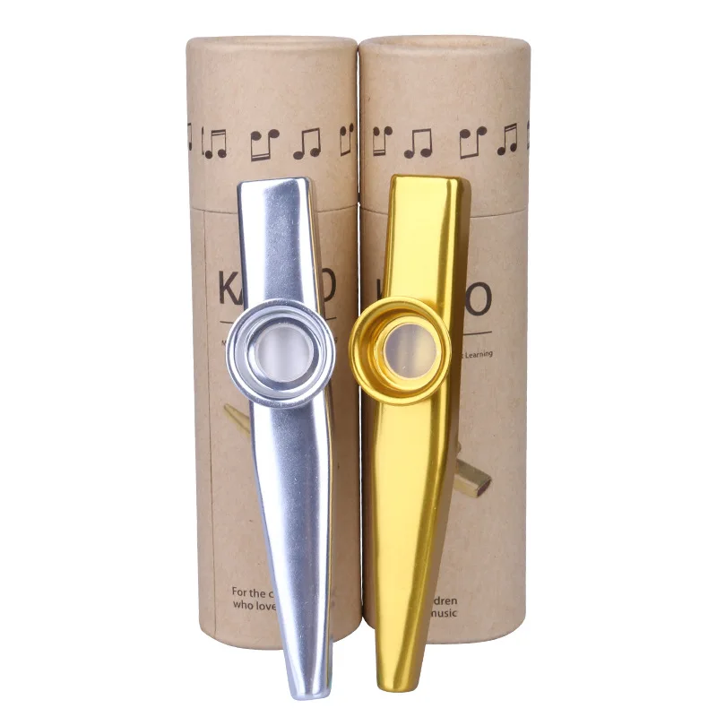 

Beginner Musical Instruments Color Metal Kazoo Guitar Ukulele Accompaniment Small Instrument Carnival Party Toy for Adults Kids