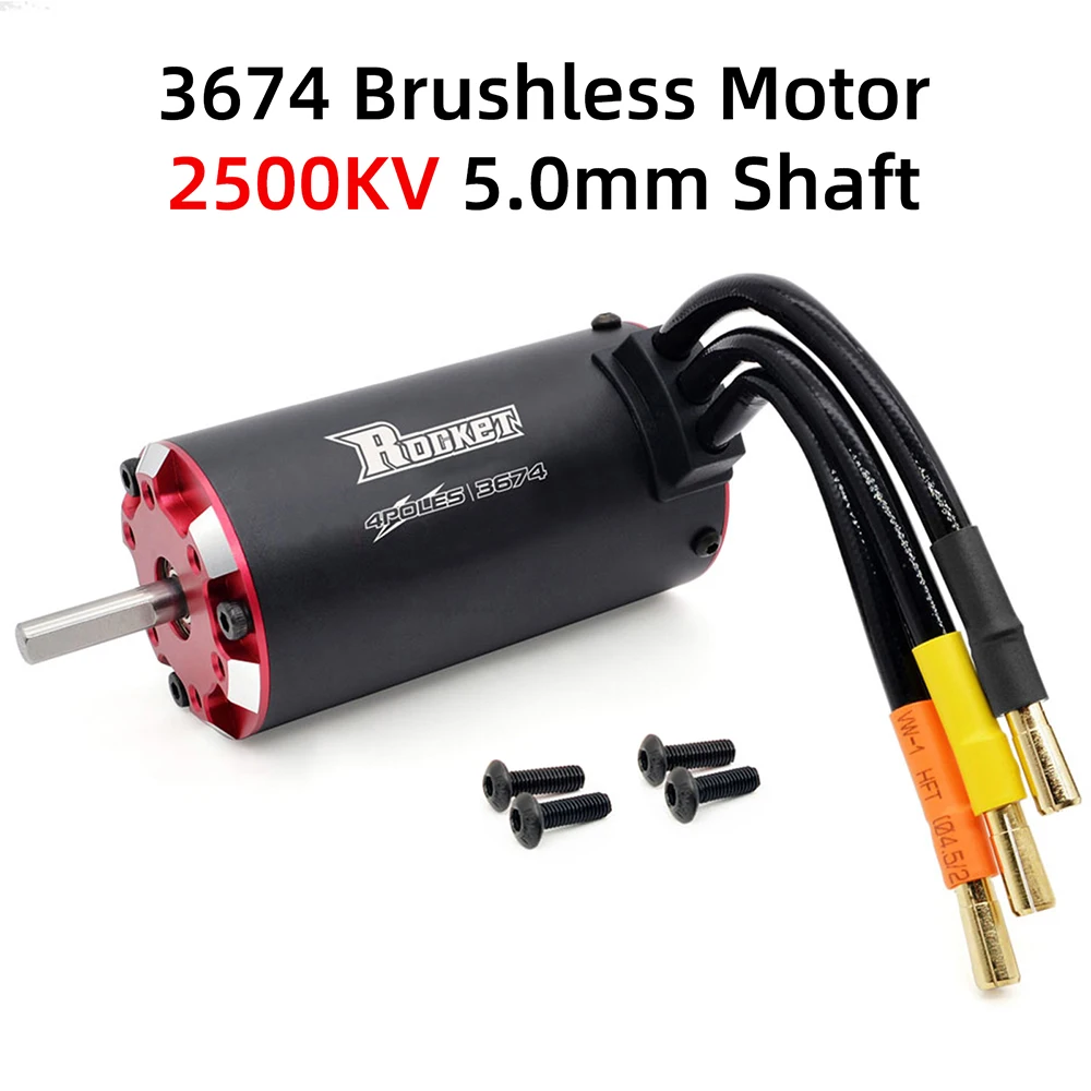 

Автомобильный двигатель RC 3674 бесщеточный двигатель 1/8 кв 1/10 кв с датчиком температуры для Tamiya GTR Traxxas Радиоуправляемый Дрифтерный автомобил...